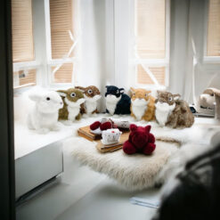 20 cm Standing Rabbits – Decorative Figurines in 6 Assorted Colours