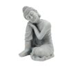 54×36 cm Resting Buddha Statue – Grey 54×36 cm Resting Buddha Statue – Grey