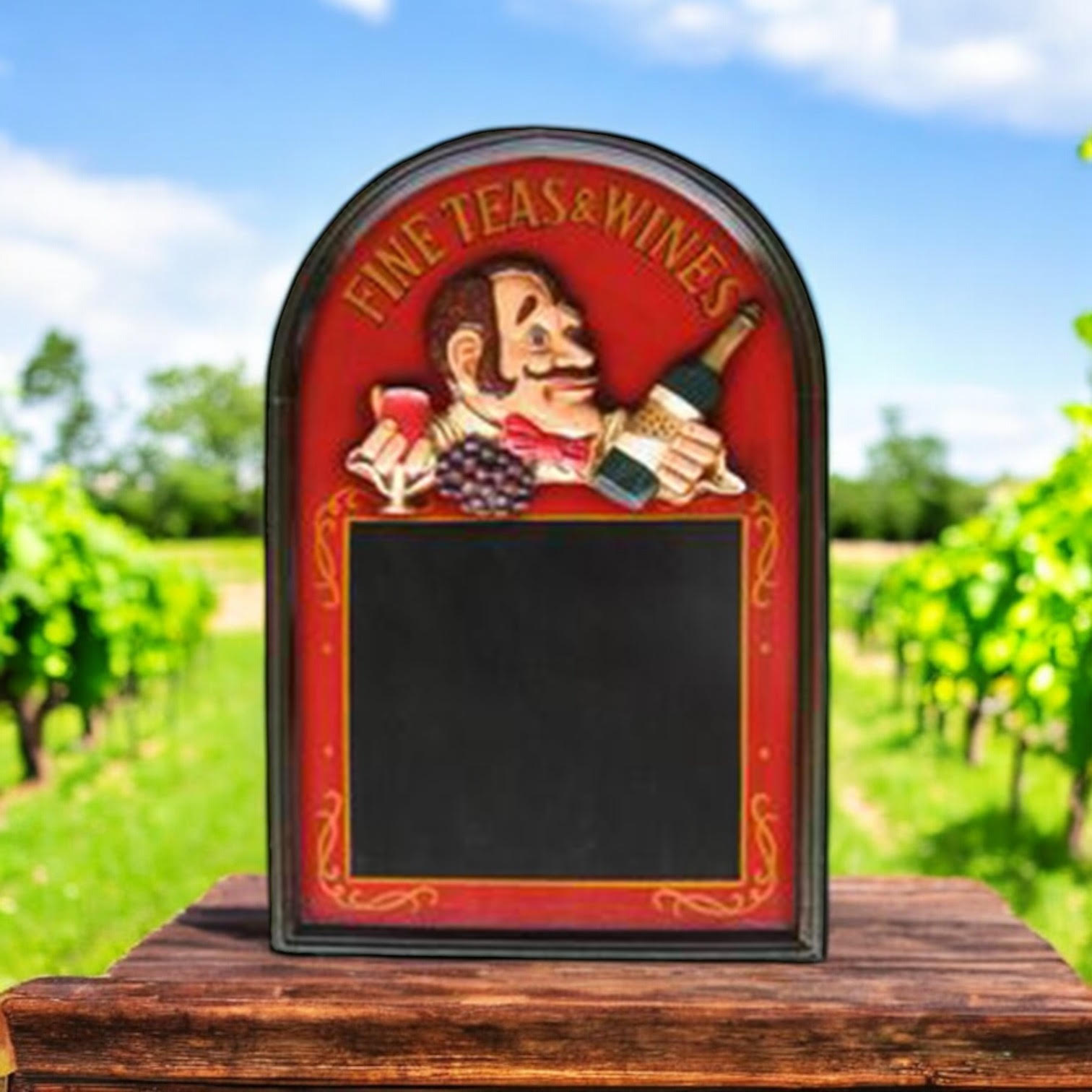 60×40 cm Wine Waiter Black Menu Board 60×40 cm Wine Waiter Black Menu Board - Image 3