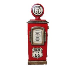 48 cm Route 66 Key Box – Vintage Wall-Mounted Key Cabinet for Home & Garage