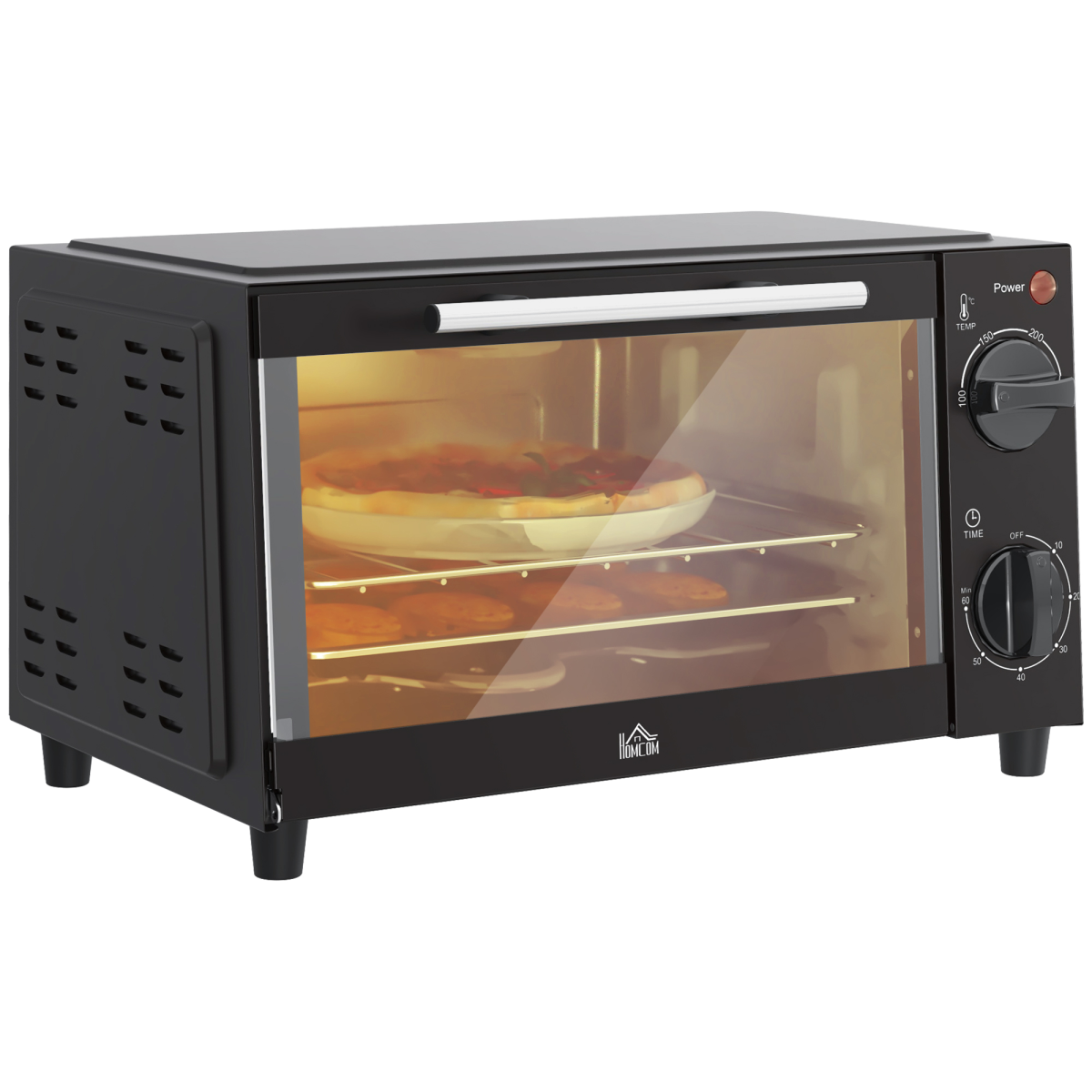 Mini Oven, 9L Countertop Electric Grill, Toaster Oven 750W Mini Oven, 9L Countertop Electric Grill, Toaster Oven 750W