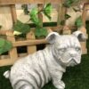 39×20×26 cm Sitting Bulldog Ornament