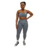 Scrunched Seamless Activewear Set – Grey (Sports Bra & Leggings)