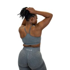 Alternative view of Scrunched Seamless Activewear Set – Grey (Sports Bra & Leggings)