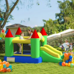 Alternative view of Bouncy Castle with Slide Inflatable Bouncer Kids Jumper Bounce Castle