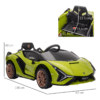 12V Kids Electric Ride-On Supercar with Remote Control, LED Lights and Swing Doors 12V Kids Electric Ride-On Supercar with Remote Control, LED Lights and Swing Doors