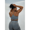 Scrunched Seamless Activewear Set – Grey (Sports Bra & Leggings)