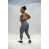 Scrunched Seamless Activewear Set – Grey (Sports Bra & Leggings)