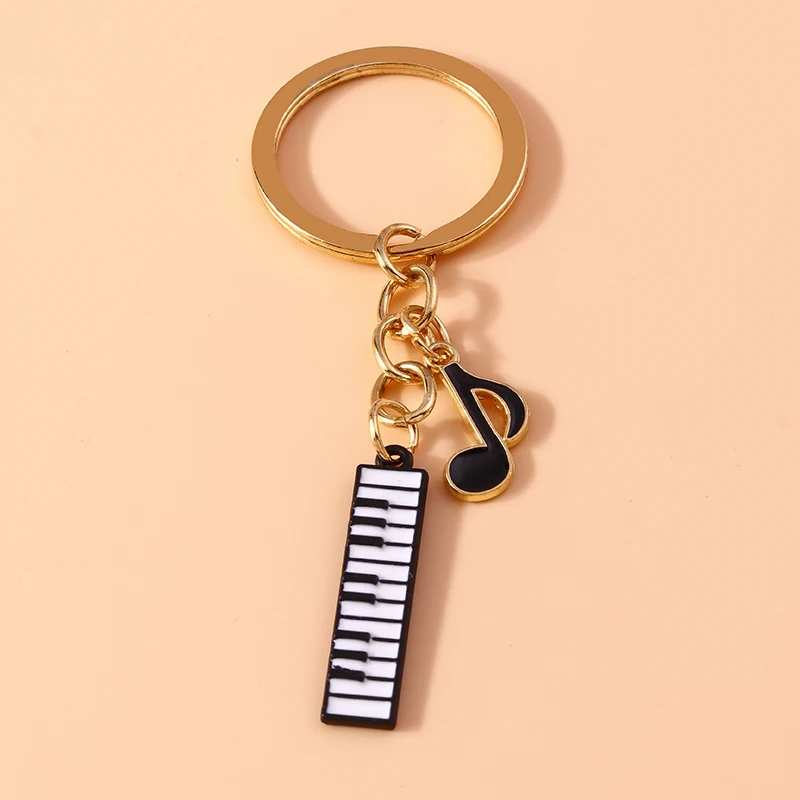 Alloy Metal Enamel Musical Keychain – Piano & Music Note Handbag Pendant Alloy Metal Enamel Musical Keychain – Piano & Music Note Handbag Pendant - Image 15