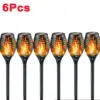Solar Flame Torch Lights Waterproof LED Garden Pathway Lamps – 1 to 10 Pack Solar Flame Torch Lights Waterproof LED Garden Pathway Lamps – 1 to 10 Pack