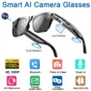 AI Smart Glasses with Camera, Bluetooth Calls & Music – IP65 Waterproof