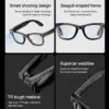 AI Smart Glasses with Camera, Bluetooth Calls & Music – IP65 Waterproof