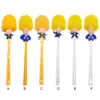 Funny Novelty Toilet Brush with Long Handle and Holder