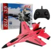 RC Foam SU-35 Fighter Plane 2.4G Remote Control Glider with USB Charging
