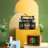 DIY Retro Electronics Building Blocks Set – TV, Computer, Radio & Game Console Model Bricks