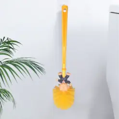 Alternative view of Funny Novelty Toilet Brush with Long Handle and Holder