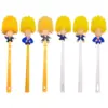 Funny Novelty Toilet Brush with Long Handle and Holder