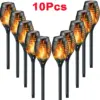 Solar Flame Torch Lights Waterproof LED Garden Pathway Lamps – 1 to 10 Pack Solar Flame Torch Lights Waterproof LED Garden Pathway Lamps – 1 to 10 Pack
