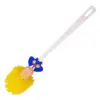 Funny Novelty Toilet Brush with Long Handle and Holder