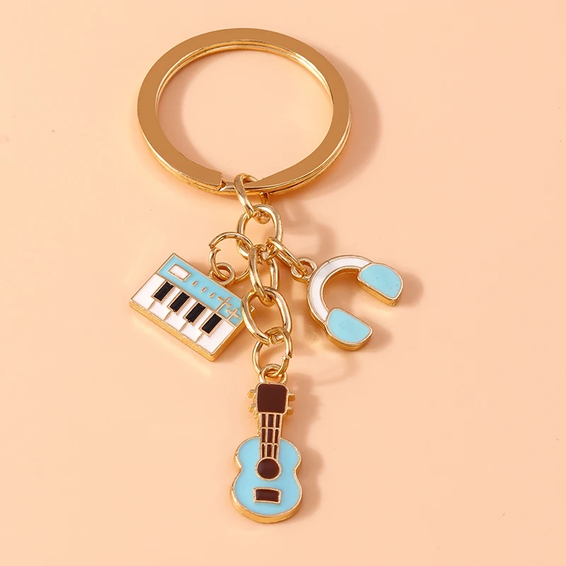 Alloy Metal Enamel Musical Keychain – Piano & Music Note Handbag Pendant Alloy Metal Enamel Musical Keychain – Piano & Music Note Handbag Pendant - Image 9