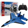 RC Foam SU-35 Fighter Plane 2.4G Remote Control Glider with USB Charging