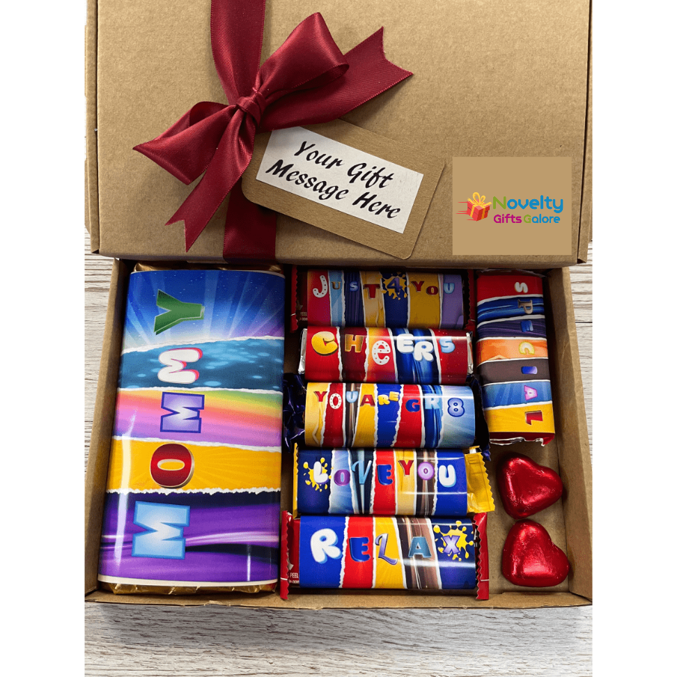 Mother’s Day Chocolate Gift Box with Fun Wrappers and Assorted Treats Mother’s Day Chocolate Gift Box with Fun Wrappers and Assorted Treats - Image 2