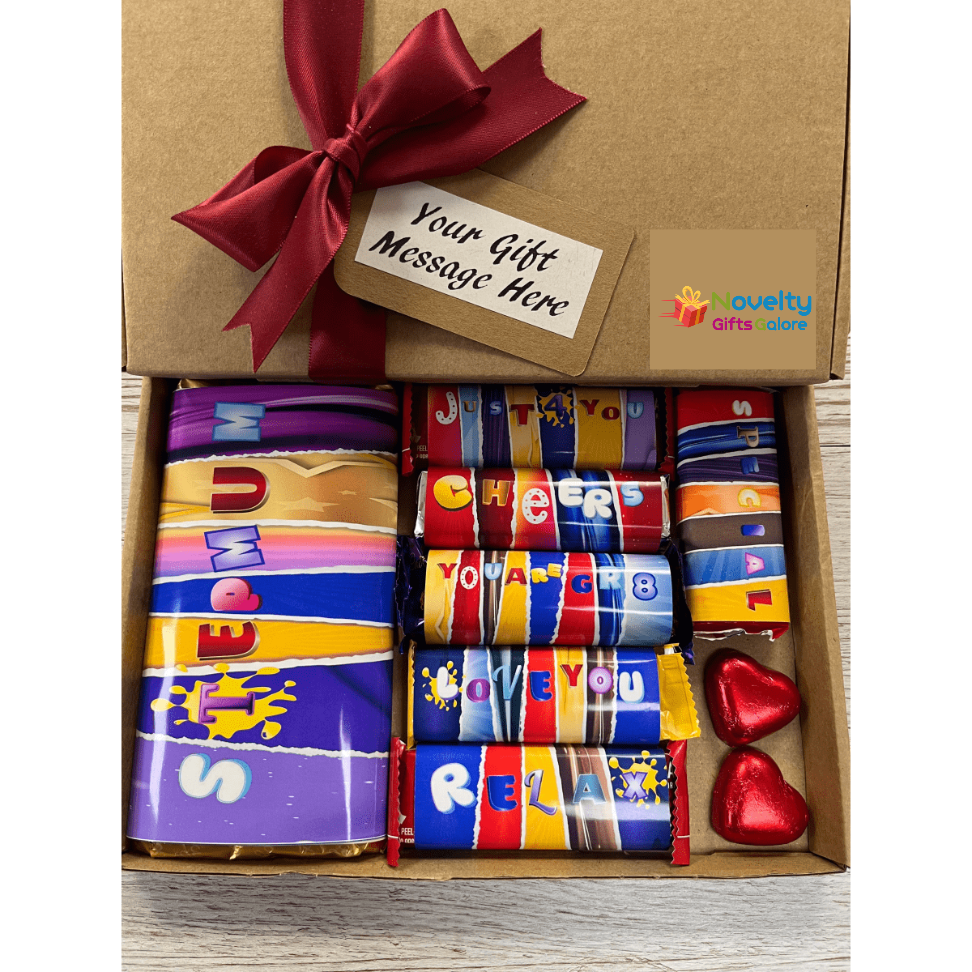 Mother’s Day Chocolate Gift Box for Step Mum with Fun Wrappers and Assorted Treats Mother’s Day Chocolate Gift Box for Step Mum with Fun Wrappers and Assorted Treats - Image 2
