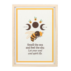 Alternative view of Bee Radiant Bee Framed Wall Art Print