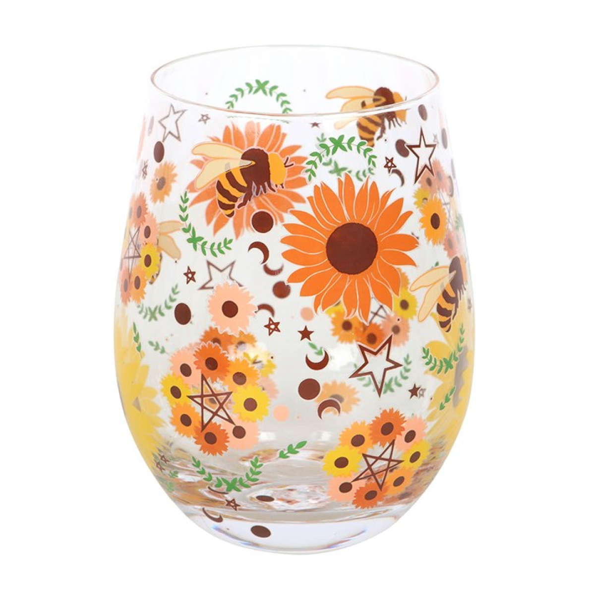 Bee Radiant Print Stemless Glass Bee Radiant Print Stemless Glass - Image 2