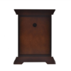 Wooden Mantel Clock with Pendulum and Arabic Numerals