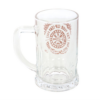 Viking Compass Glass Beer Tankard with Coaster Viking Compass Glass Beer Tankard with Coaster
