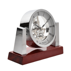 Alternative view of Searchlight Style Skeleton Mantel Clock