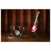 Miniature Drum Set Desk Clock Decorative Ornament