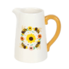 Bee and Sunflower Ceramic Flower Jug