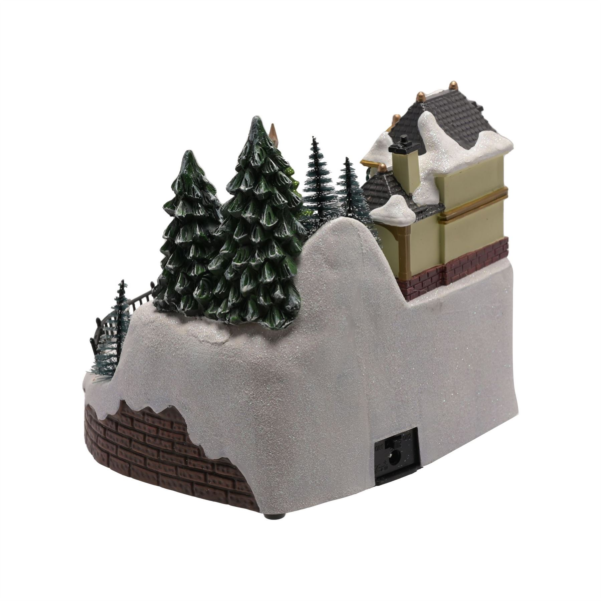 LED Musical Station with Rotating Train Ornament LED Musical Station with Rotating Train Ornament - Image 4