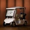 Miniature Golf Buggy Desk Clock Ornament