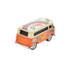 Orange Camper Van Miniature Desk Clock Decorative Ornament Orange Camper Van Miniature Desk Clock Decorative Ornament