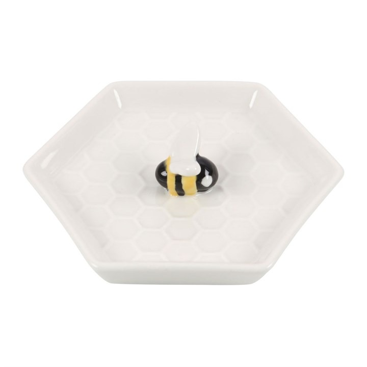Bee Hexagonal Trinket Dish Bee Hexagonal Trinket Dish