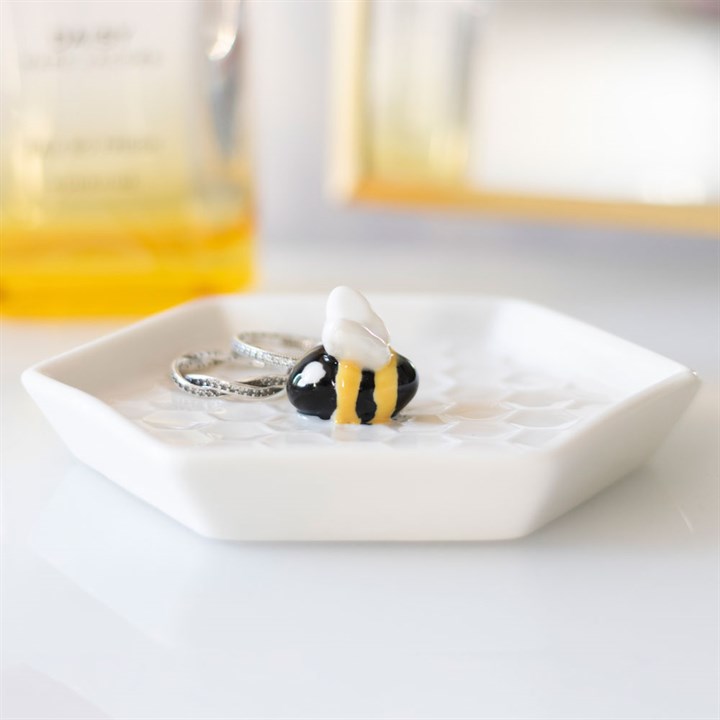 Bee Hexagonal Trinket Dish Bee Hexagonal Trinket Dish - Image 2