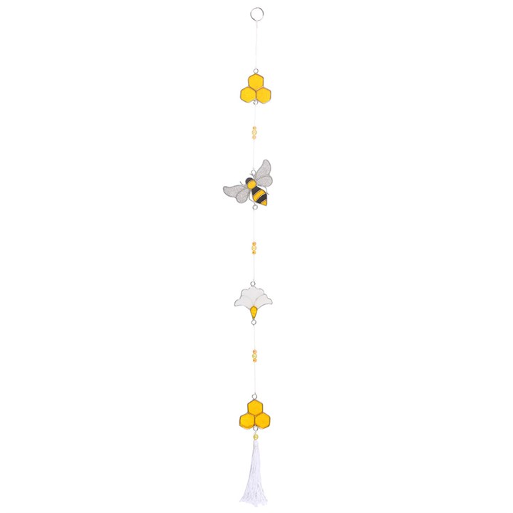 String of Bee and Honeycomb Suncatchers String of Bee and Honeycomb Suncatchers - Image 2