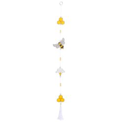 Alternative view of String of Bee and Honeycomb Suncatchers