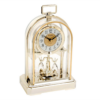 Gilt Arch Anniversary Style Mantel Clock with Handle Gilt Arch Anniversary Style Mantel Clock with Handle
