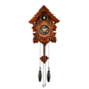 Traditional Wooden Cuckoo Clock with Pitched Roof