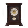 Wooden Mantel Clock with Pendulum and Arabic Numerals Wooden Mantel Clock with Pendulum and Arabic Numerals