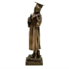Girl Graduation Figurine – Polished Bronze Finish Girl Graduation Figurine – Polished Bronze Finish
