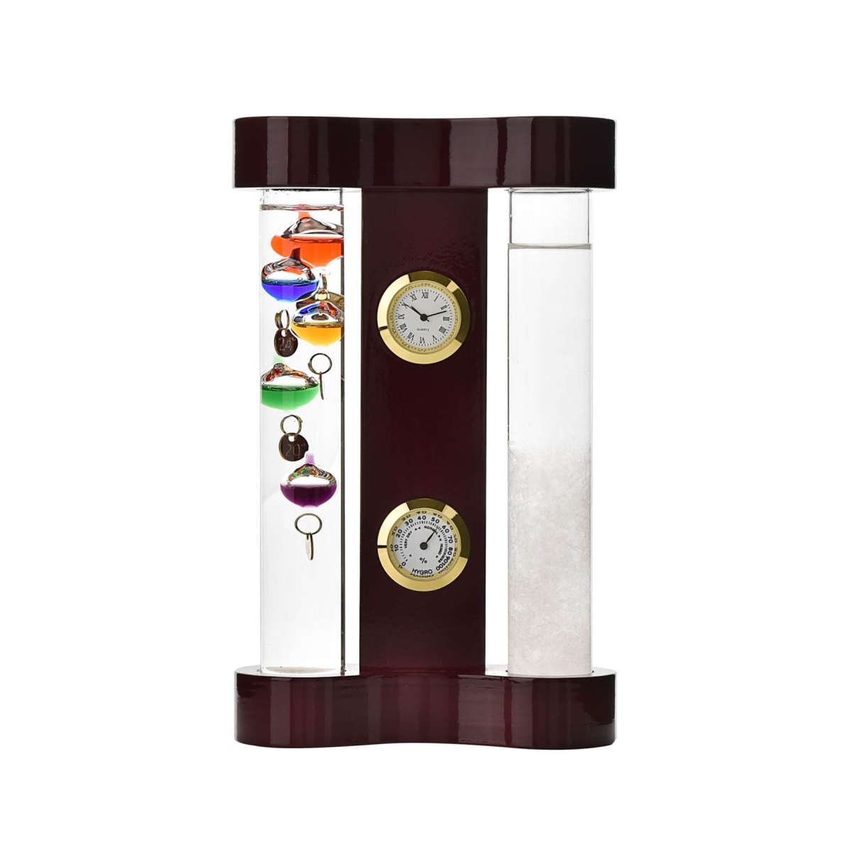 Galileo Thermometer & Storm Glass – 18cm Multi Colour 5 Bulb Galileo Thermometer & Storm Glass – 18cm Multi Colour 5 Bulb