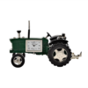 Miniature Clock Tractor Green & Black Roman Dial