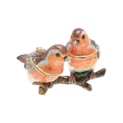 Treasured Trinkets Pair of Robins Ornament