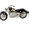 Black Motorbike Miniature Desk Clock Roman Numeral Decorative Ornament