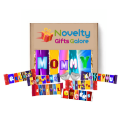 Mother’s Day Chocolate Gift Box with Fun Wrappers and Assorted Treats
